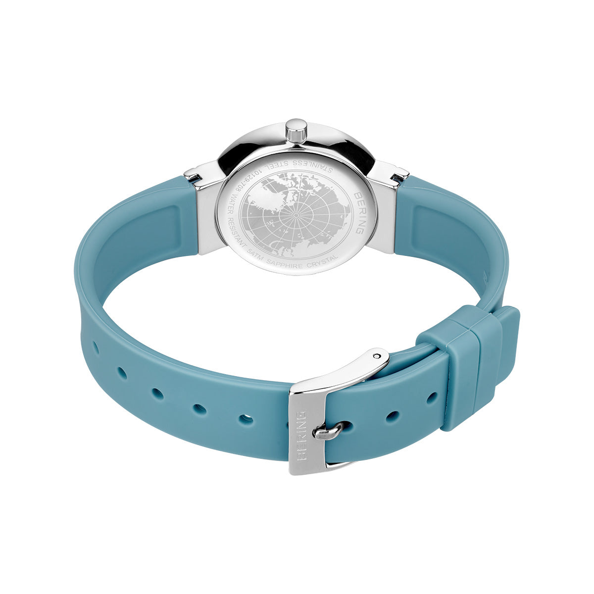<GW SALE>BERING COLOURFUL Summer Blue 10129-708(ベーリング カラフルサマー シリコンラバー ブルー)ベーリング 時計