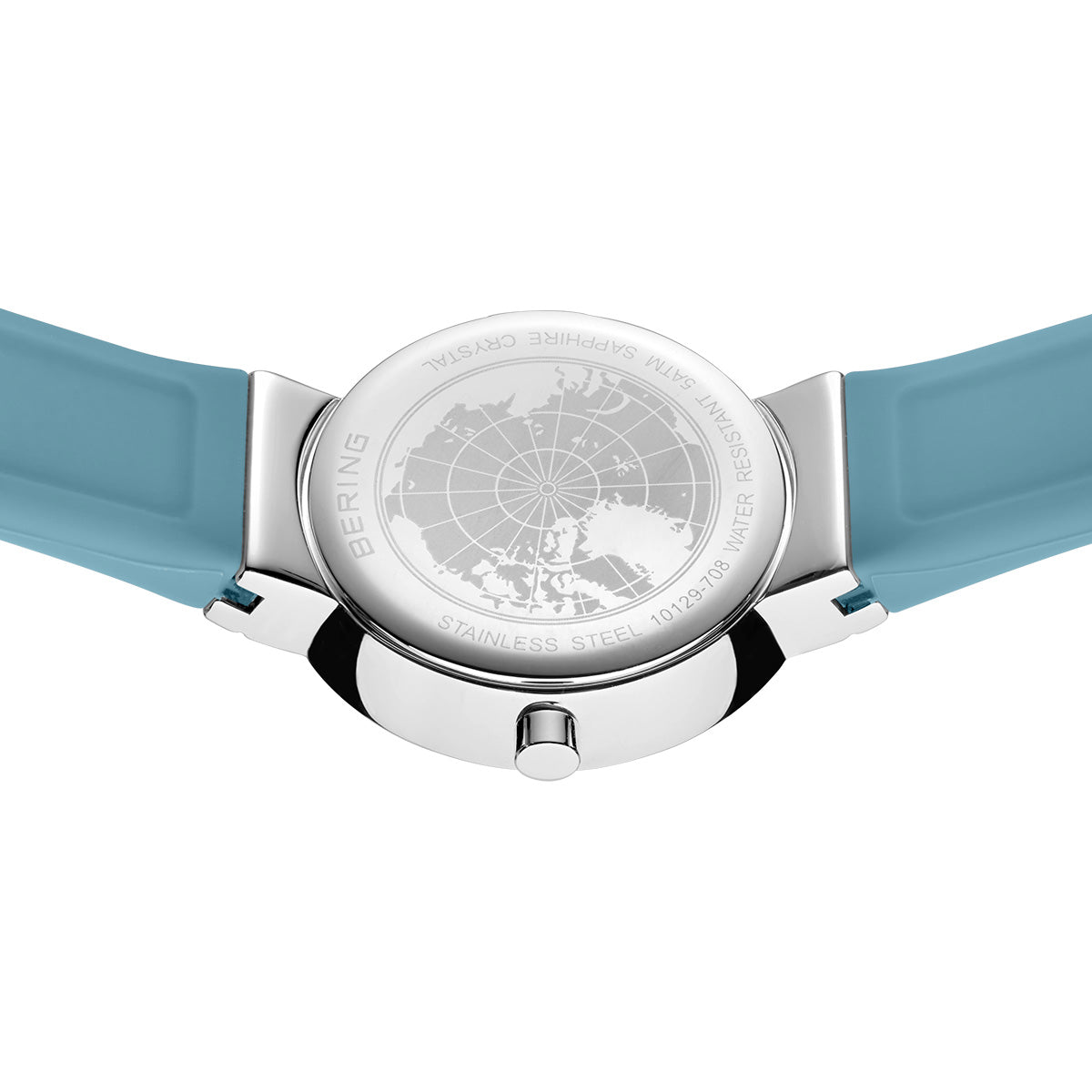 <GW SALE>BERING COLOURFUL Summer Blue 10129-708(ベーリング カラフルサマー シリコンラバー ブルー)ベーリング 時計