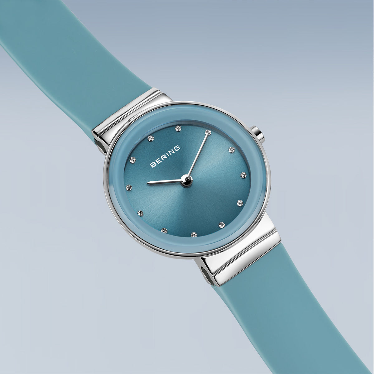 <GW SALE>BERING COLOURFUL Summer Blue 10129-708(ベーリング カラフルサマー シリコンラバー ブルー)ベーリング 時計