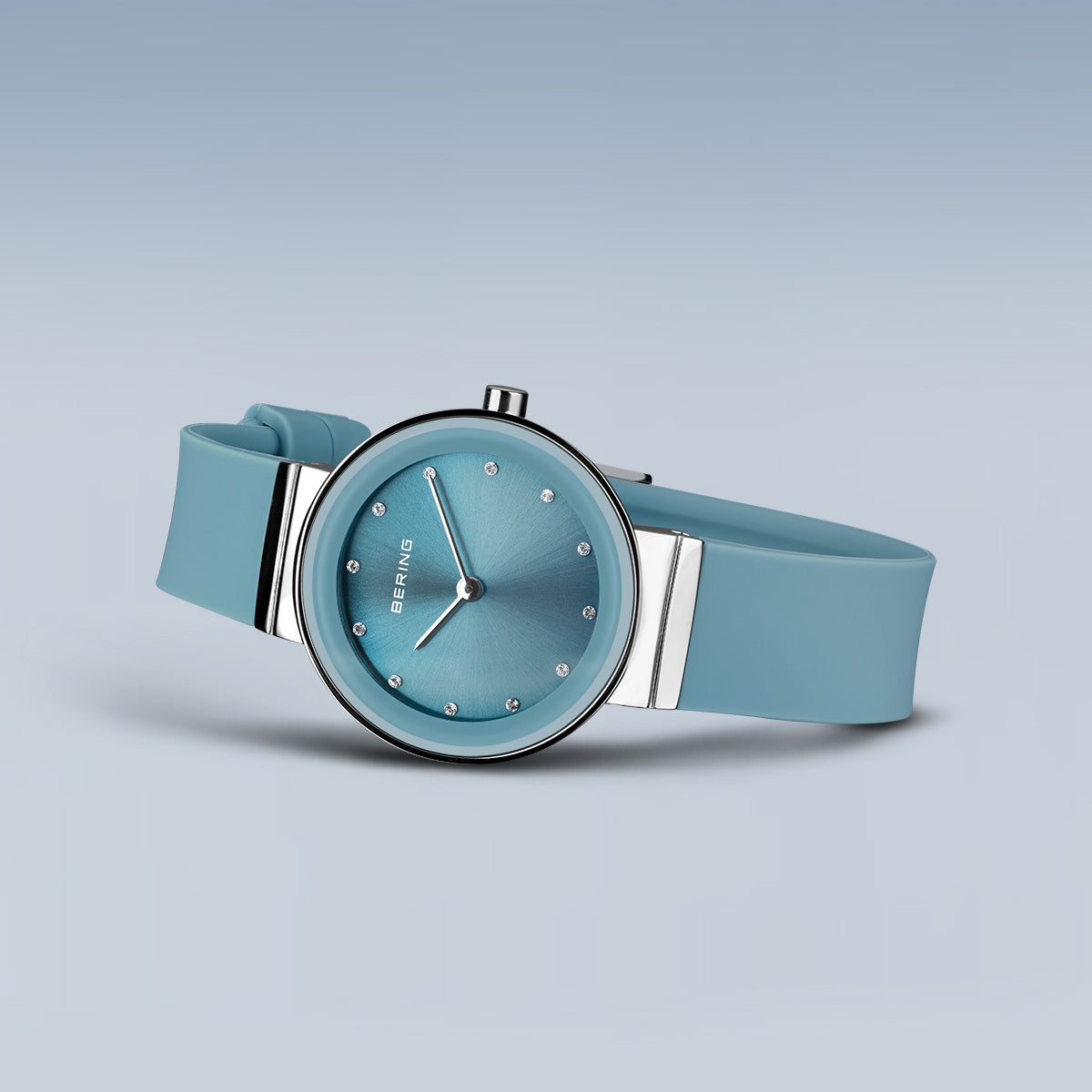 <GW SALE>BERING COLOURFUL Summer Blue 10129-708(ベーリング カラフルサマー シリコンラバー ブルー)ベーリング 時計