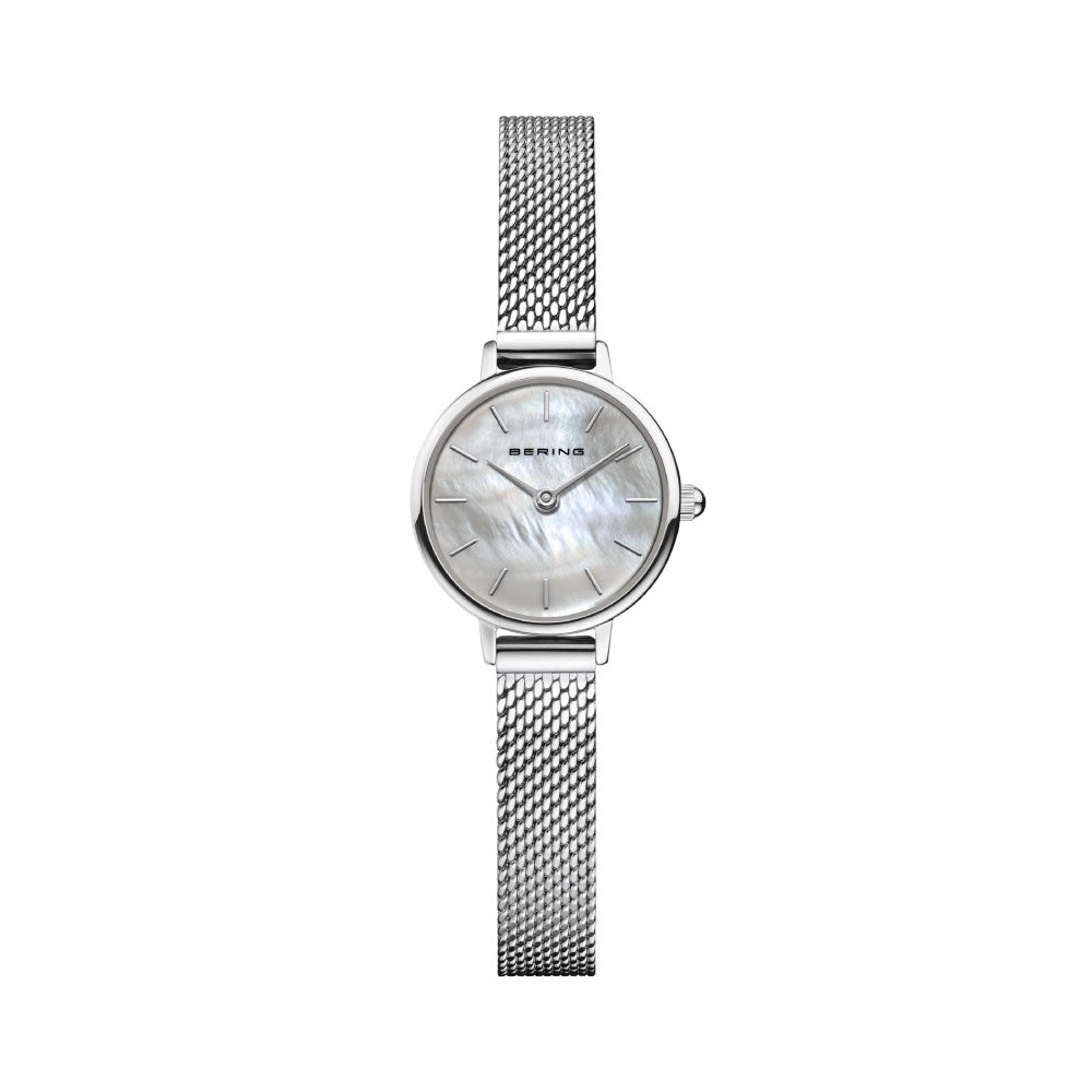 BERING Classic Mini Silver 11022-004 ベーリング レディース腕時計 クラシックミニ シルバー メッシュベルト