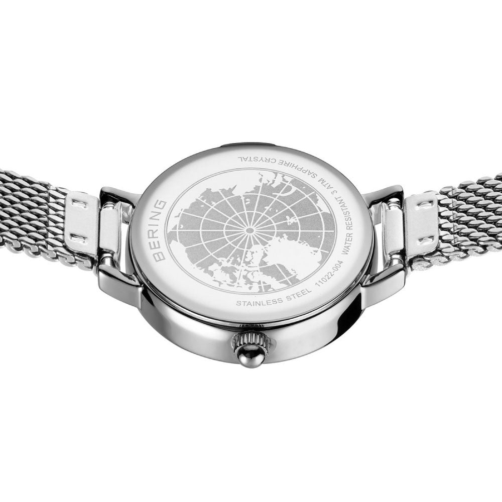BERING Classic Mini Silver 11022-004 ベーリング レディース腕時計 クラシックミニ シルバー メッシュベルト