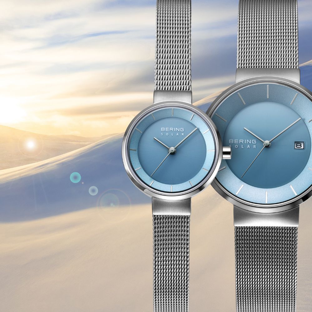 BERING Ice Blue Collection Scandinavian Solar 14627-009 ベーリング 腕時計 レディース