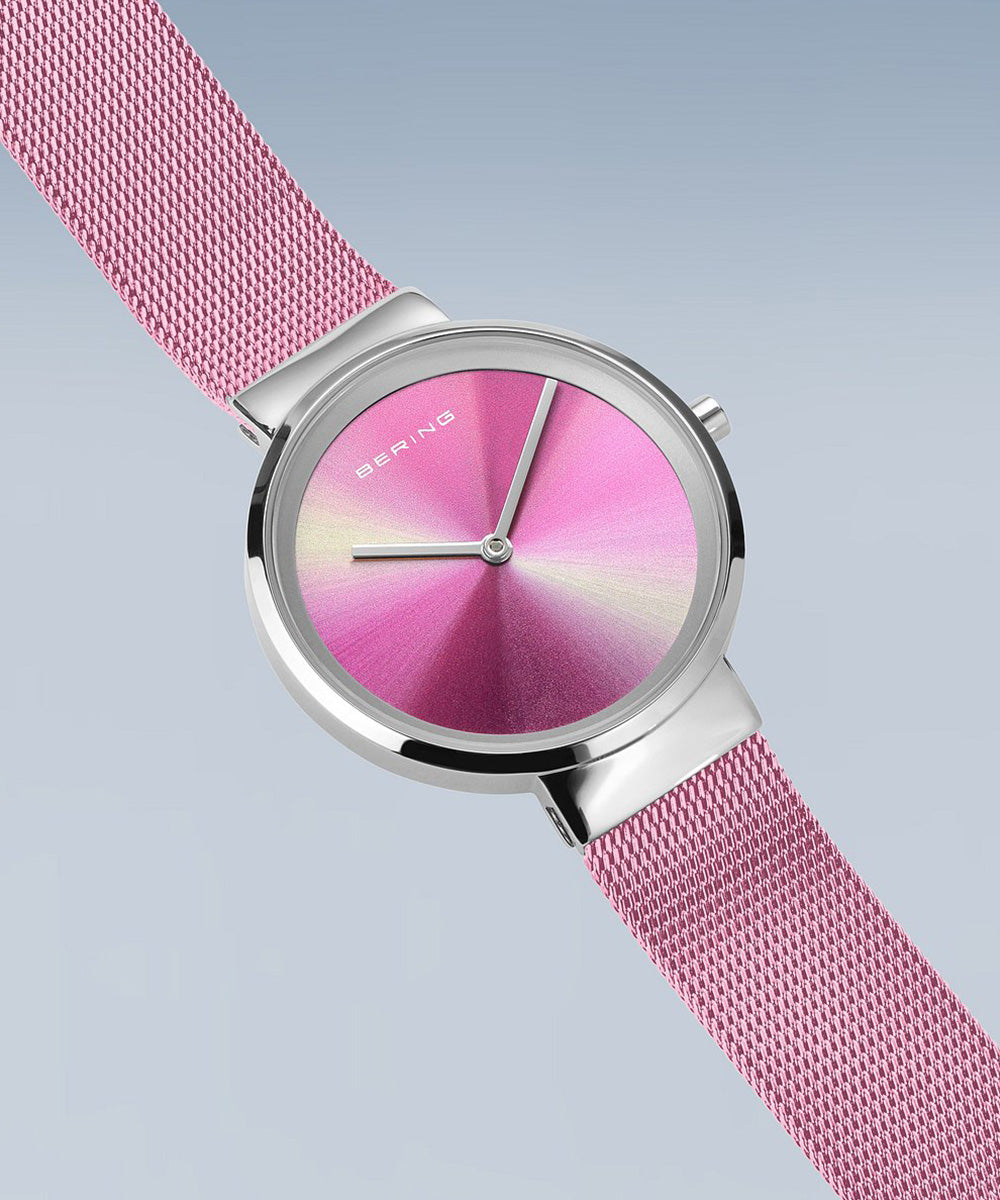 <GW SALE>BERING Ladies TIME IS LIFE Watch & Bracelet Set 19031-999-GWP 特別チャリティーモデル ベーリング 時計