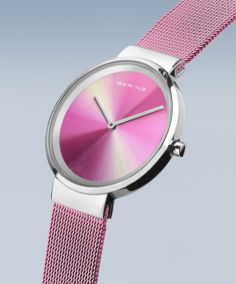 <GW SALE>BERING Ladies TIME IS LIFE Watch & Bracelet Set 19031-999-GWP 特別チャリティーモデル ベーリング 時計