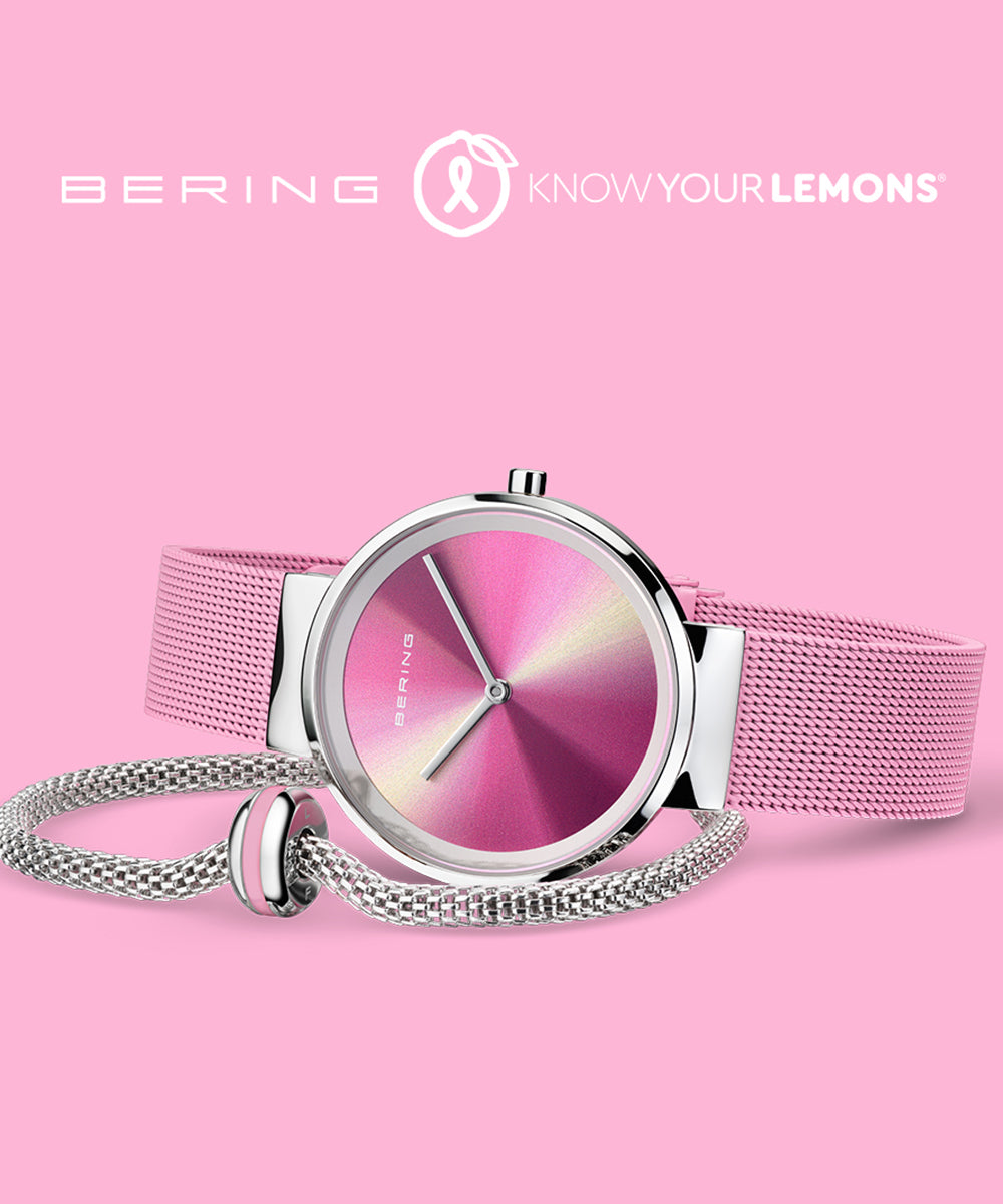 <GW SALE>BERING Ladies TIME IS LIFE Watch & Bracelet Set 19031-999-GWP 特別チャリティーモデル ベーリング 時計
