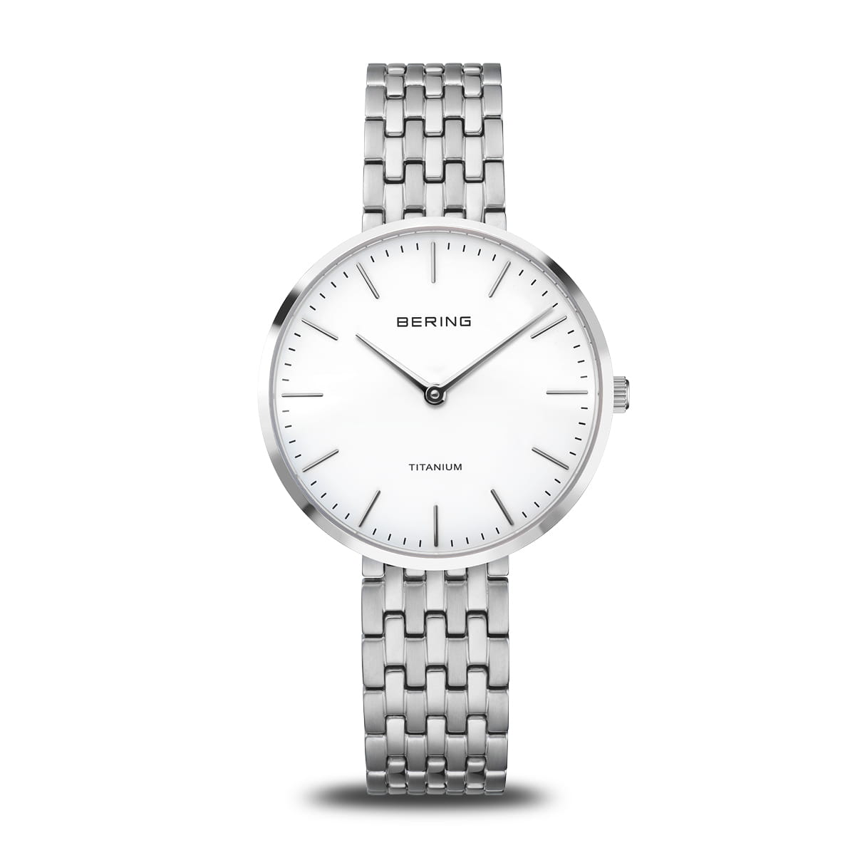 BERING Unisex Titanium Link 19334-004(シルバー)