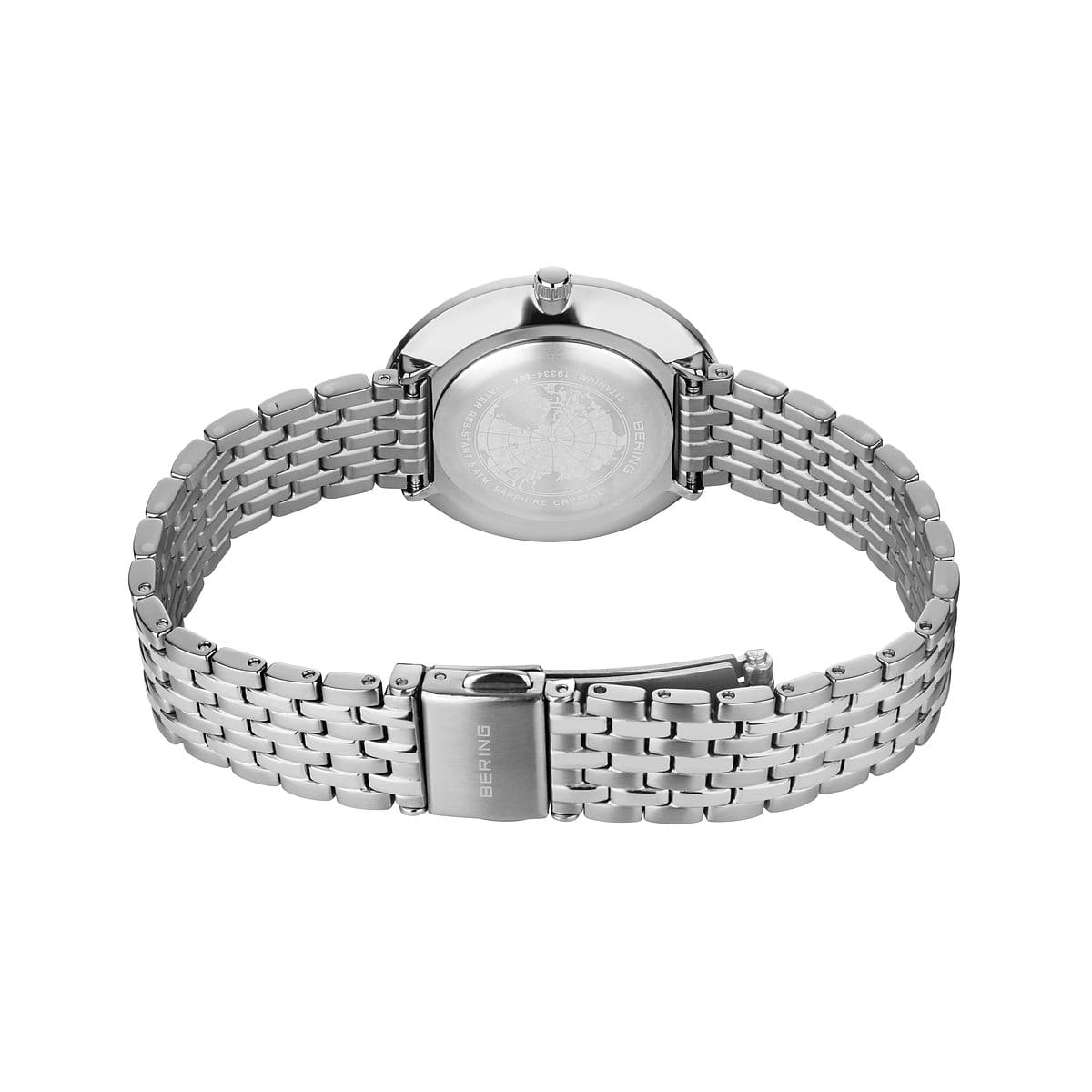 BERING Unisex Titanium Link 19334-004(シルバー)