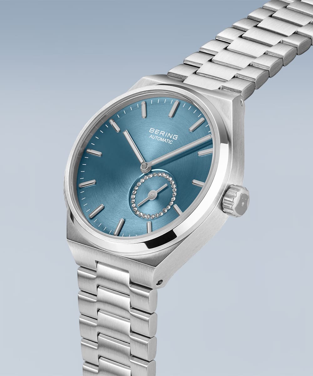 BERING TIME TO CARE 19435-Charity(ブルー×シルバー)