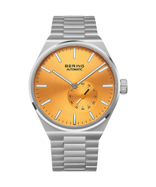 BERING Arctic Circle 19441-701 オートマチックモデル(イエロー×シルバー)ベーリング 時計