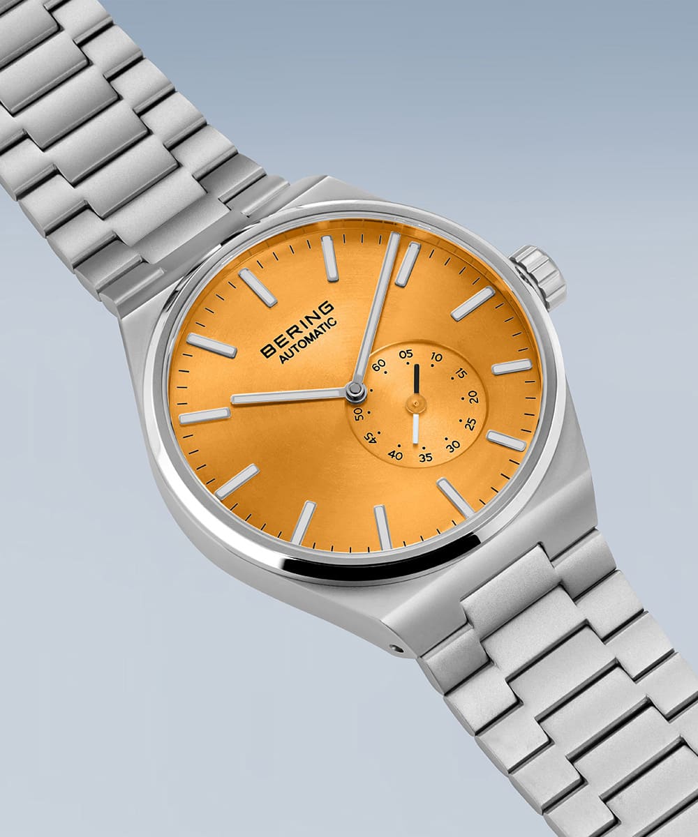 BERING Arctic Circle 19441-701 オートマチックモデル(イエロー×シルバー)ベーリング 時計