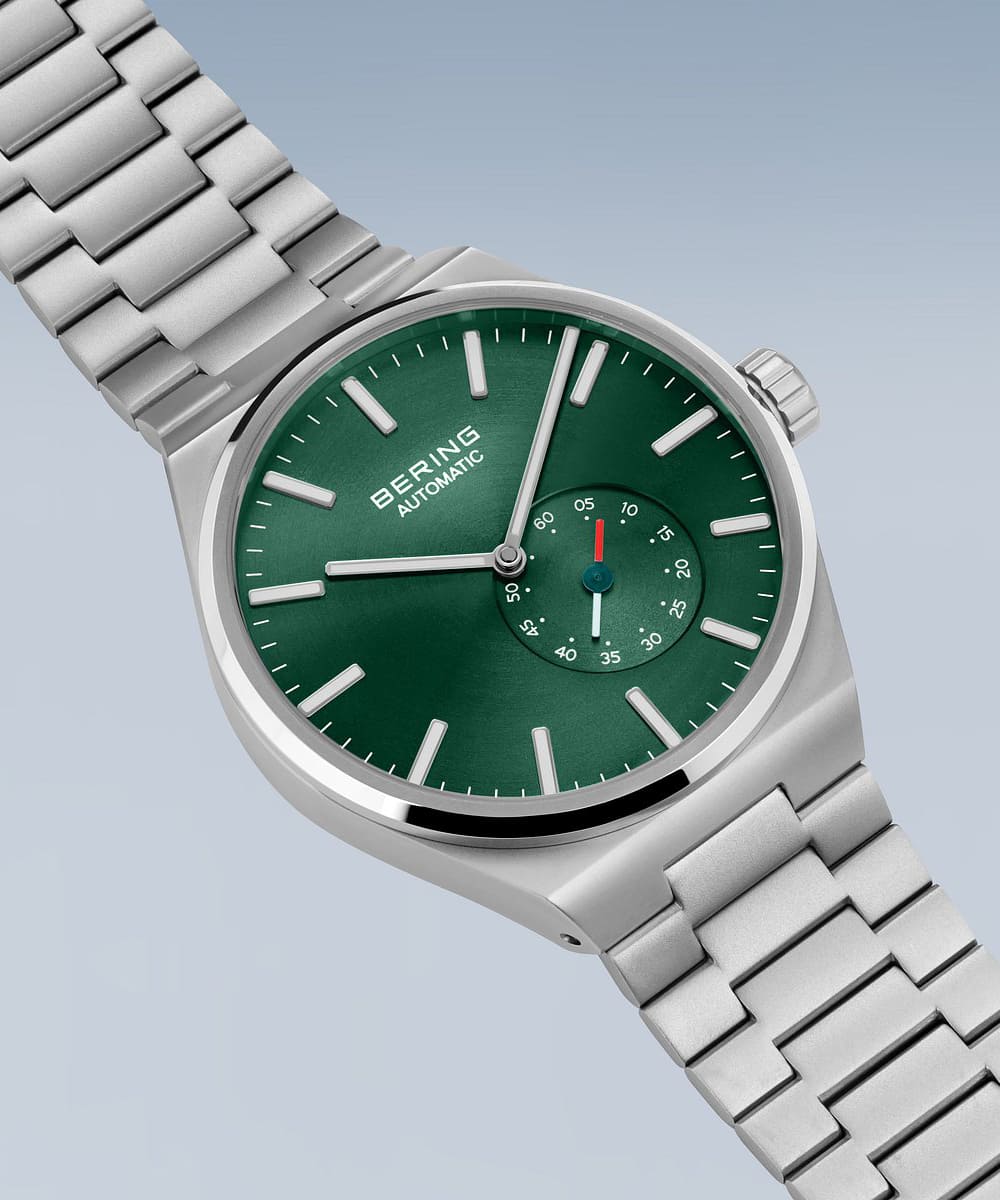 BERING Arctic Circle 19441-708 オートマチックモデル(グリーン×シルバー)ベーリング 時計