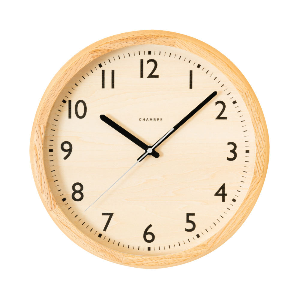 CHAMBRE DROP CLOCK OAK CH-039OA 電波時計 シャンブル 壁掛け時計