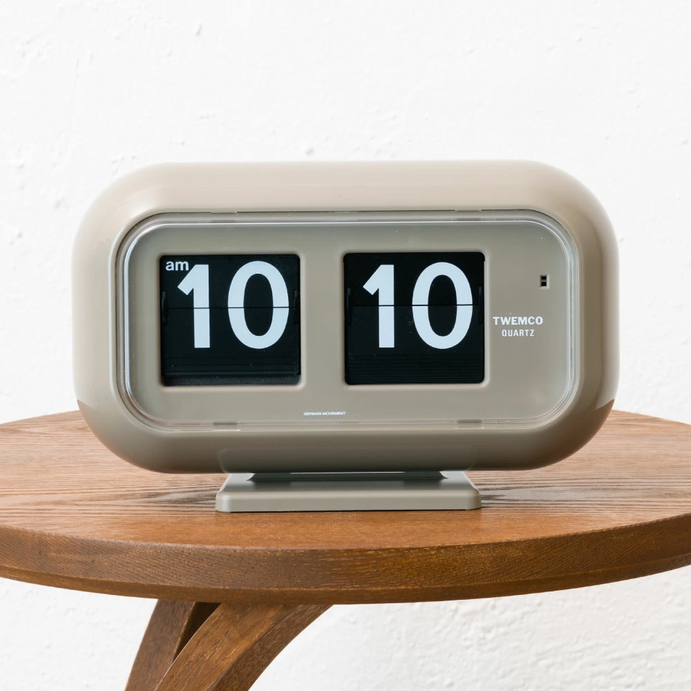 TWEMCO DESK&WALL CLOCK QT-35GY トゥエンコ 置き時計