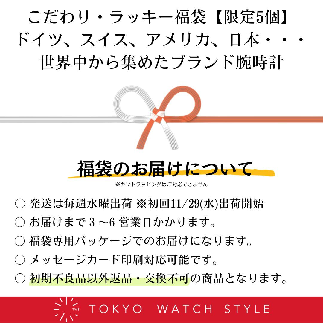 2024福袋 世界中から集めたブランド腕時計5点セット