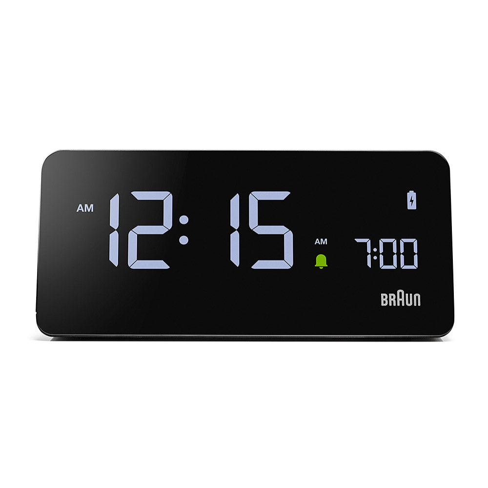 BRAUN Digital Alarm Clock Qiワイヤレス充電 BC21B ブラウン 置き時計