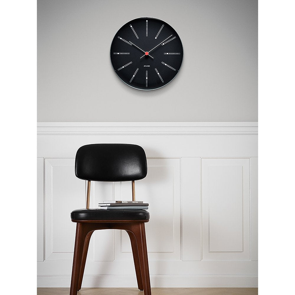 ARNE JACOBSEN Wall Clock Bankers BLACK 290mm AJ43646 アルネヤコブセン 壁掛け時計