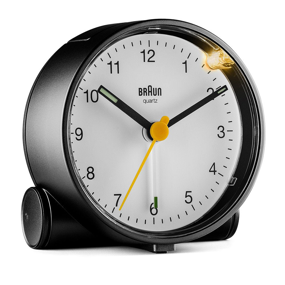 BRAUN Classic Analog Alarm Clock BC01BW ブラウン 置き時計