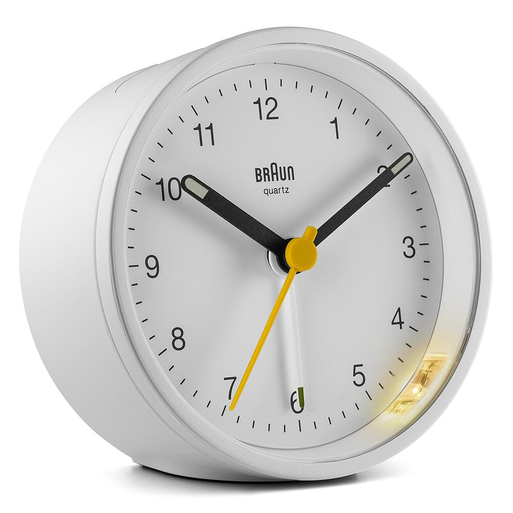 BRAUN Classic Analog Alarm Clock BC12W ブラウン 置き時計