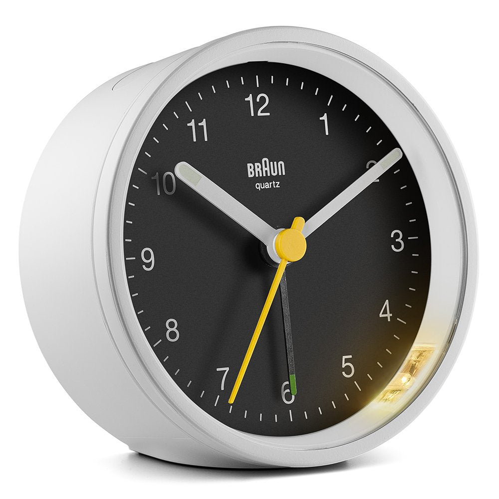 BRAUN Classic Analog Alarm Clock BC12WB ブラウン 置き時計