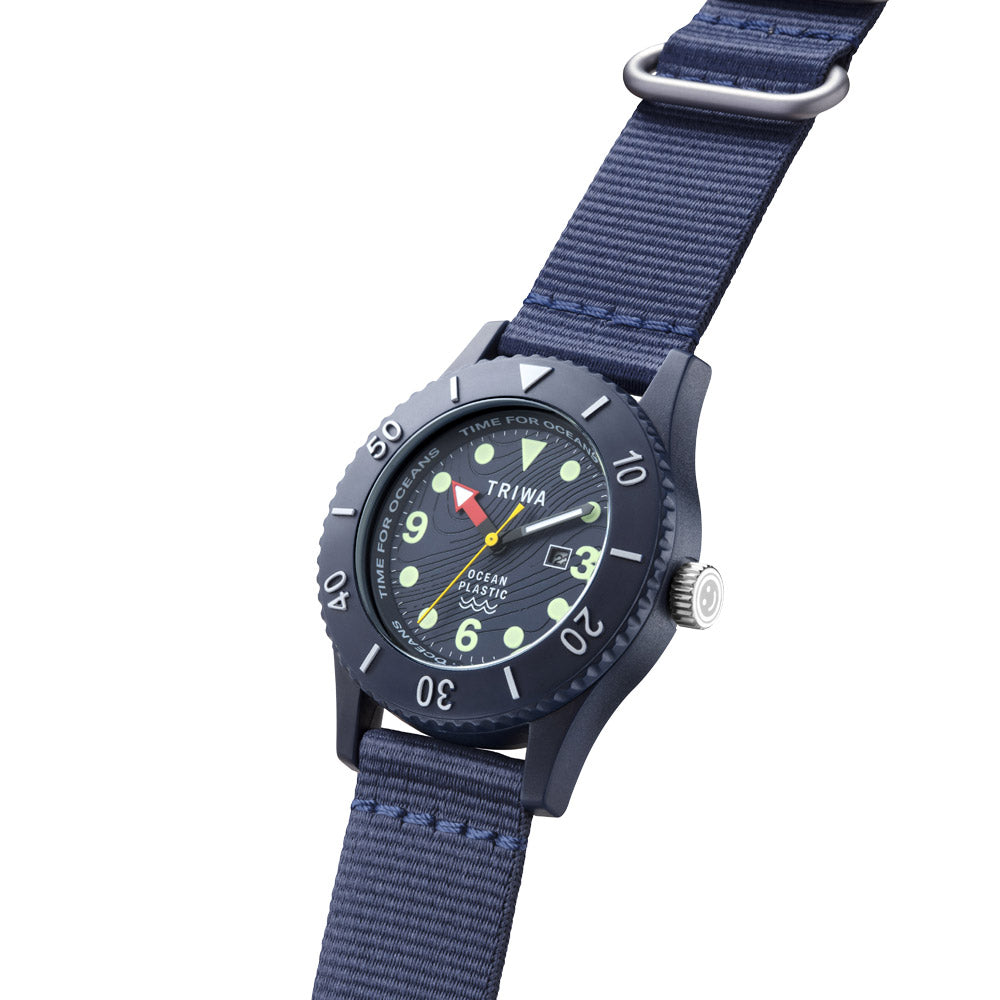 TRIWA TIME FOR OCEANS SUBMARINER DEEP BLUE TFO202 CL150712