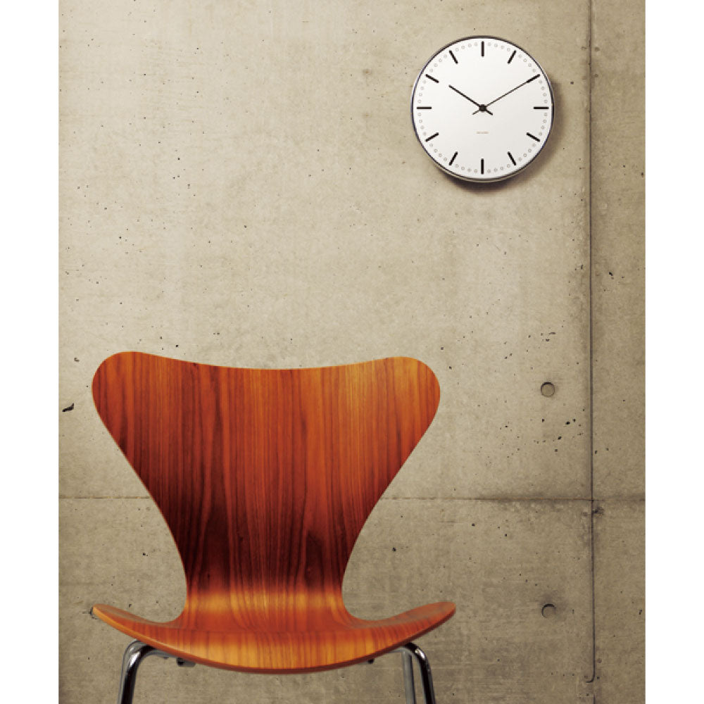ARNE JACOBSEN Wall Clock CityHall 210mm 43631