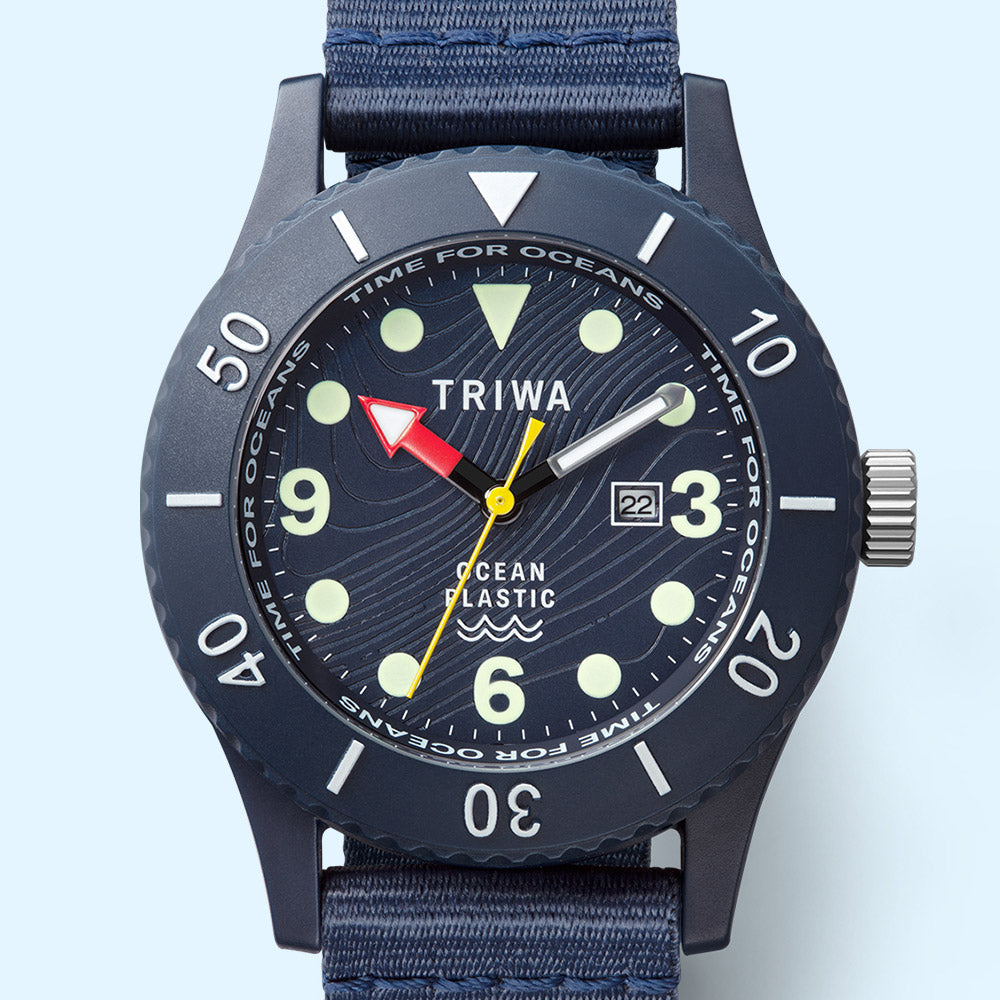 TRIWA TIME FOR OCEANS SUBMARINER DEEP BLUE TFO202 CL150712