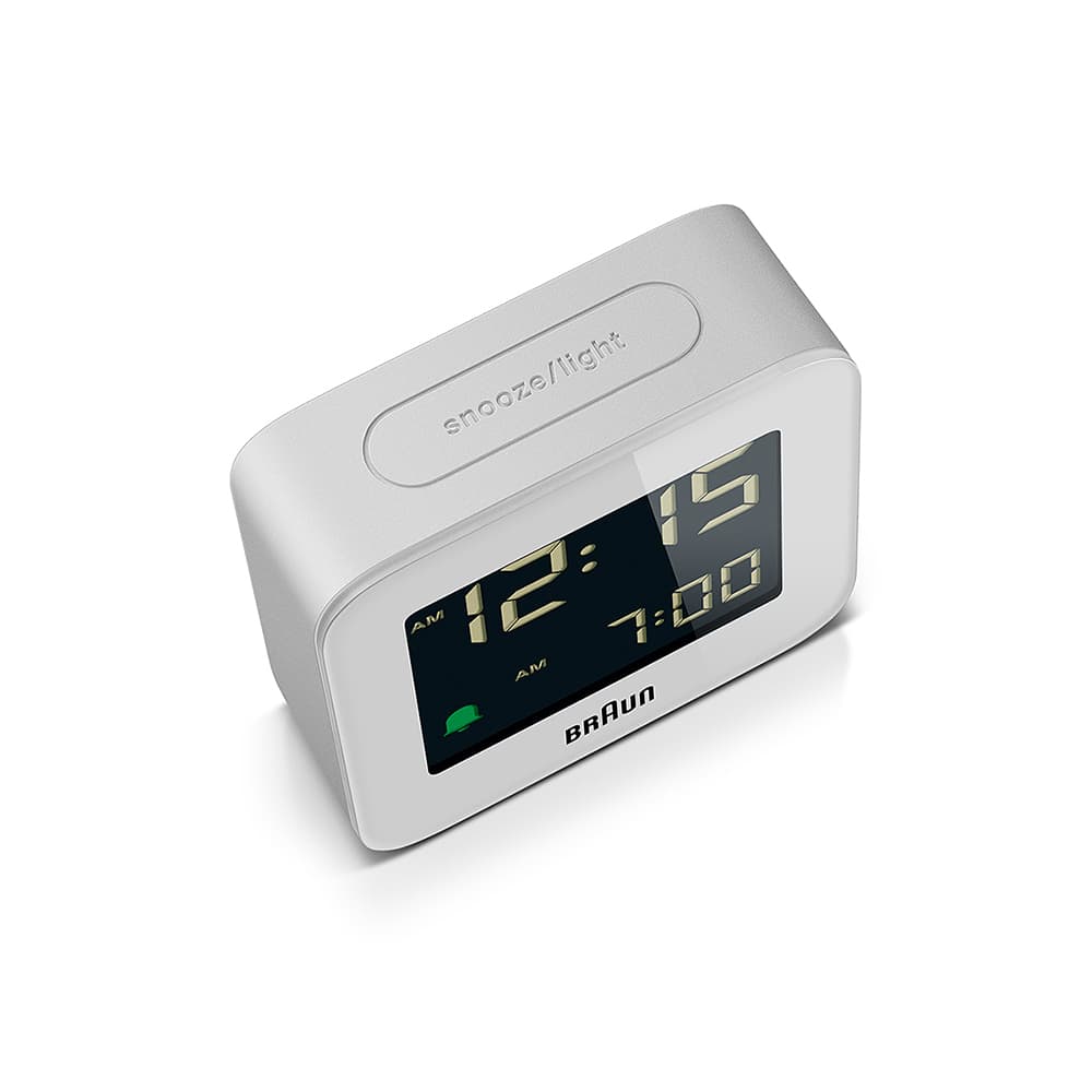 BRAUN Digital Alarm Clock BC08W ブラウン 置き時計
