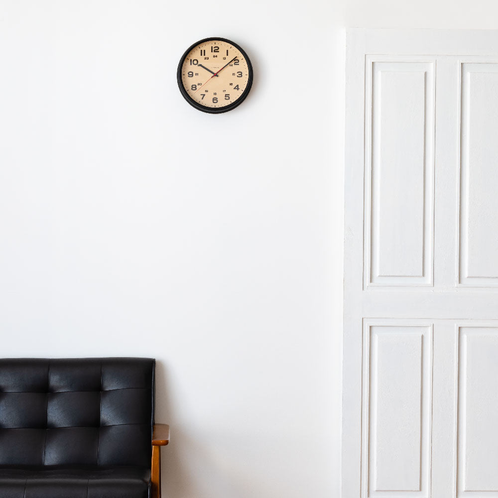 CHAMBRE BRAM CLOCK BLACK CH-050BK 電波時計 シャンブル 壁掛け時計