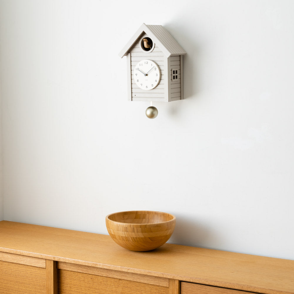 CHAMBRE Cuckoo CLOCK WARM GRAY CH-059GY シャンブル 壁掛け時計