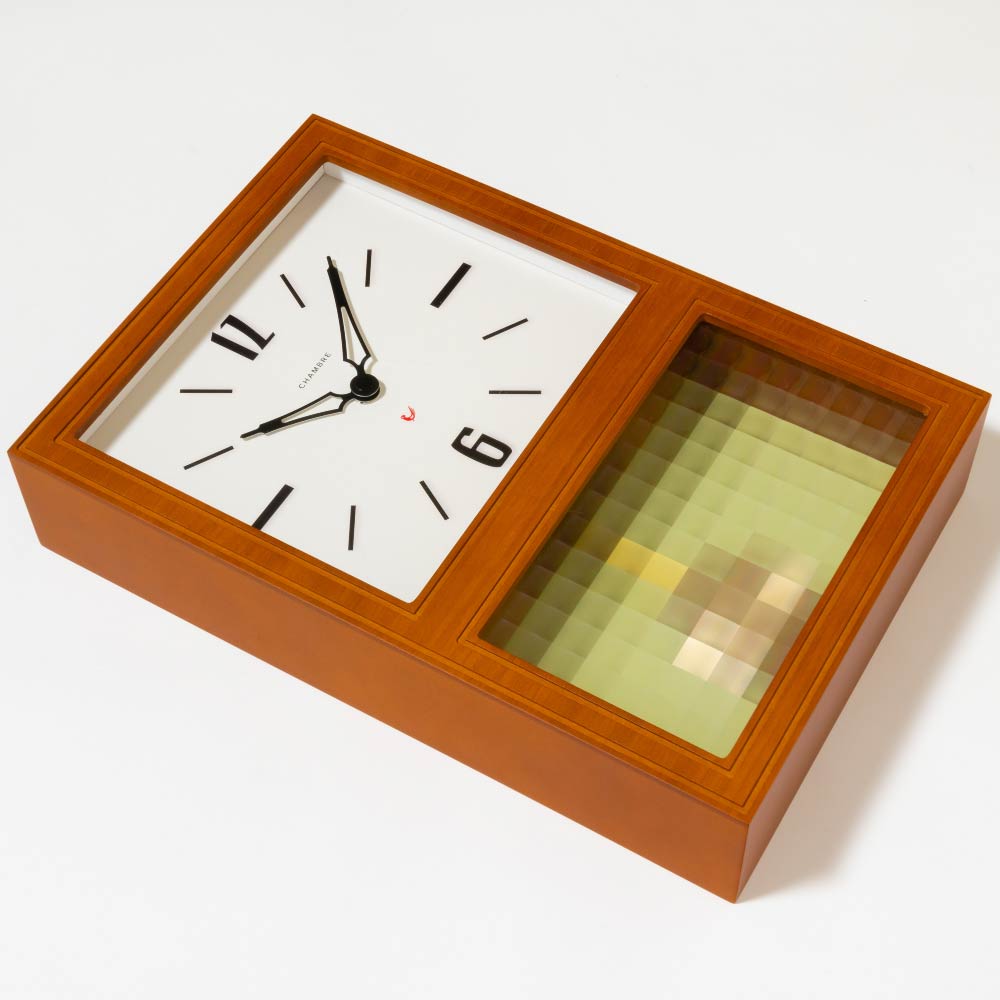 CHAMBRE GLASS PENDULUM CLASSIC CAFE BROWN CH-052CB シャンブル 壁掛け時計