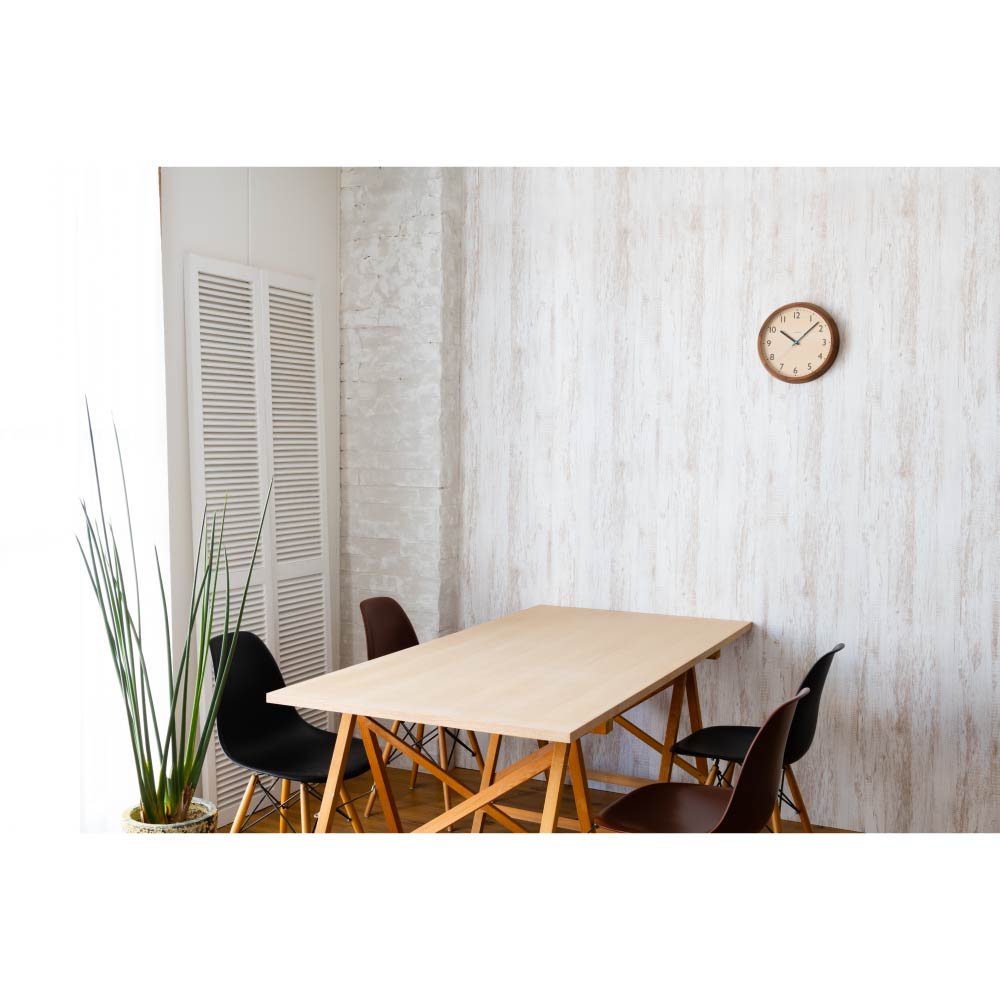 CHAMBRE DROP CLOCK WALNUT CH-039WN 電波時計 シャンブル 壁掛け時計