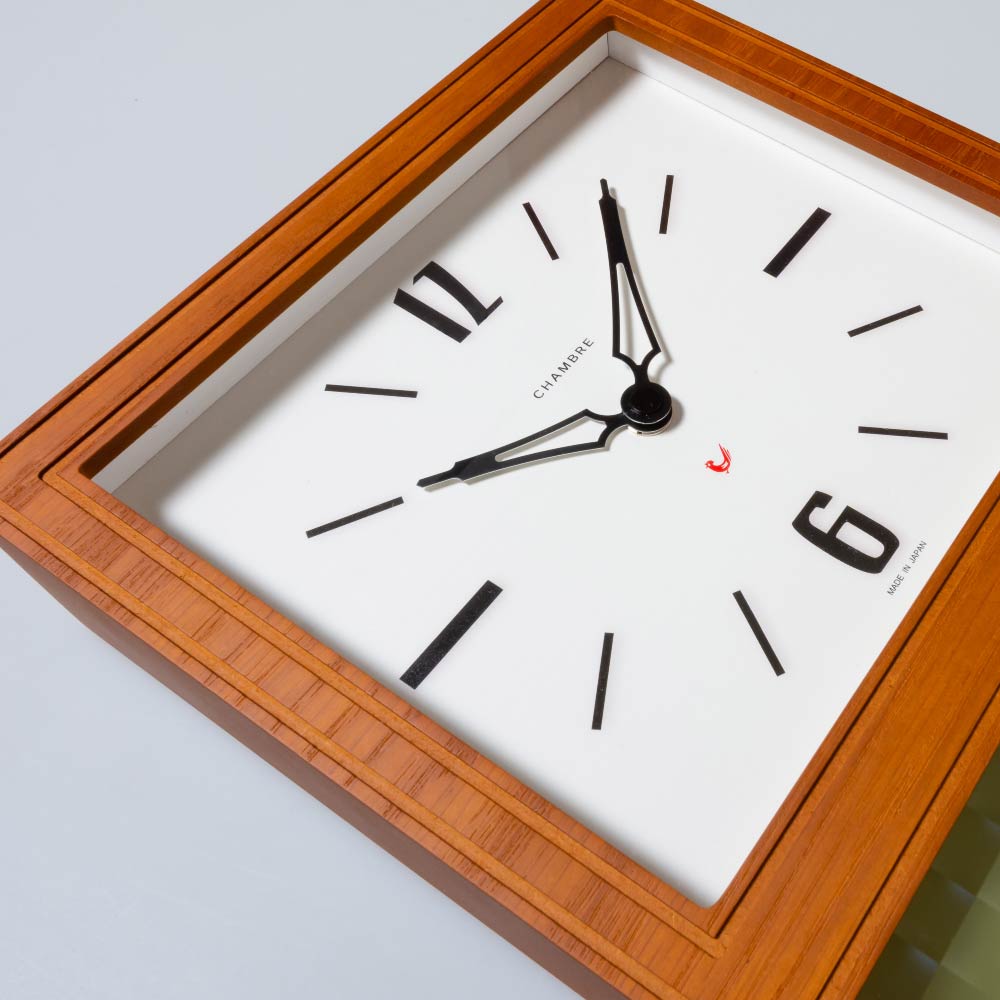 CHAMBRE GLASS PENDULUM CLASSIC CAFE BROWN CH-052CB シャンブル 壁掛け時計
