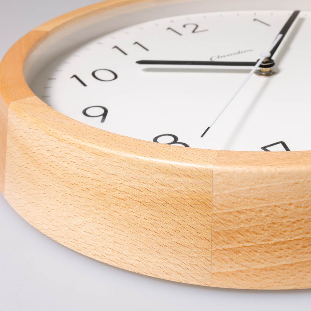 CHAMBRE BRUNCH CLOCK NATURAL MILK CH-056BC 電波時計 シャンブル 壁掛け時計