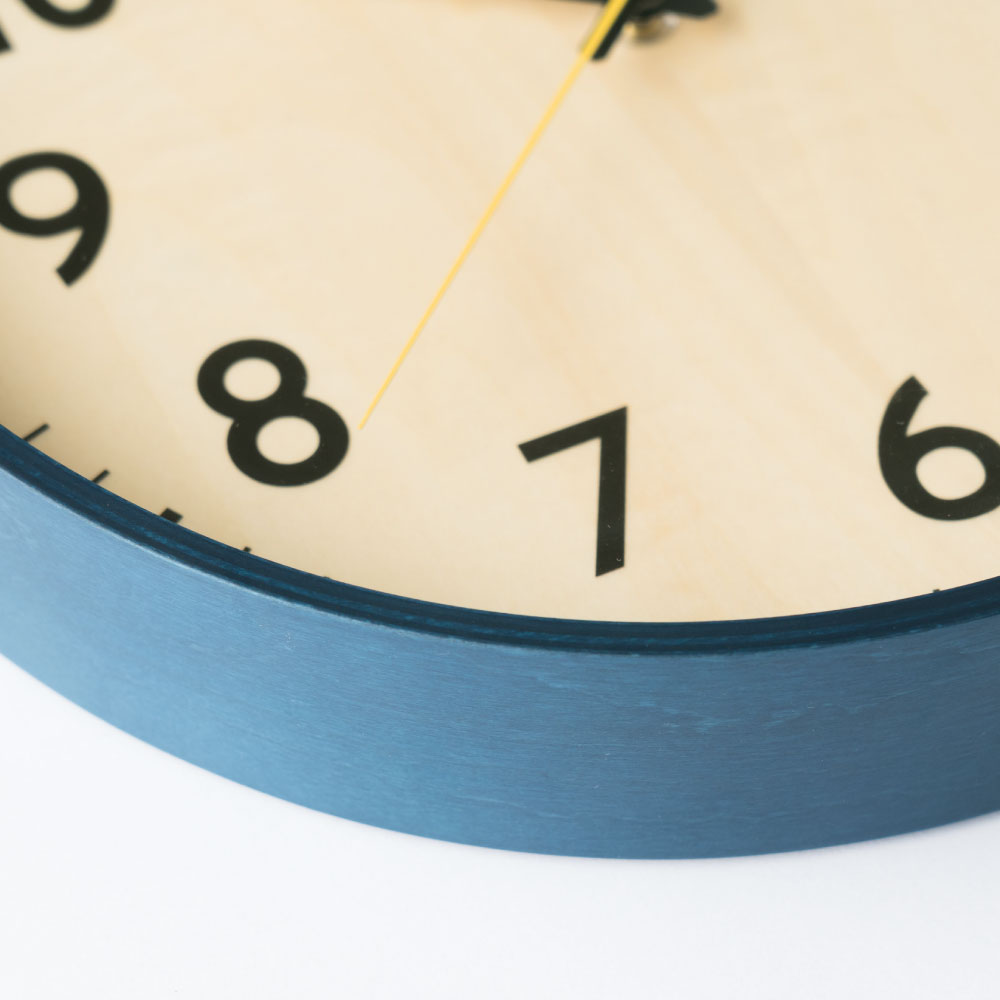 CHAMBRE SHAPELY CLOCK NAVY CH-064NV 電波時計 シャンブル 壁掛け時計