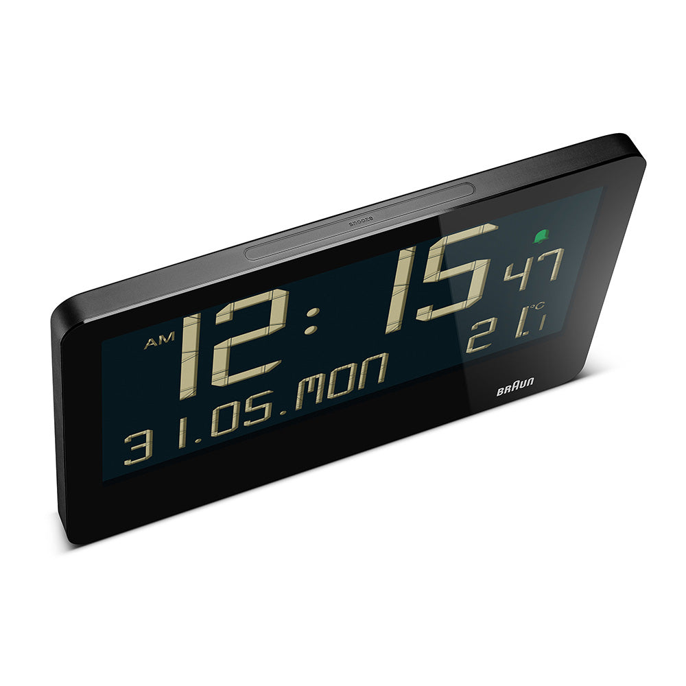 BRAUN DIGITAL ALARM CLOCK BLACK BC14B デジタルクロック