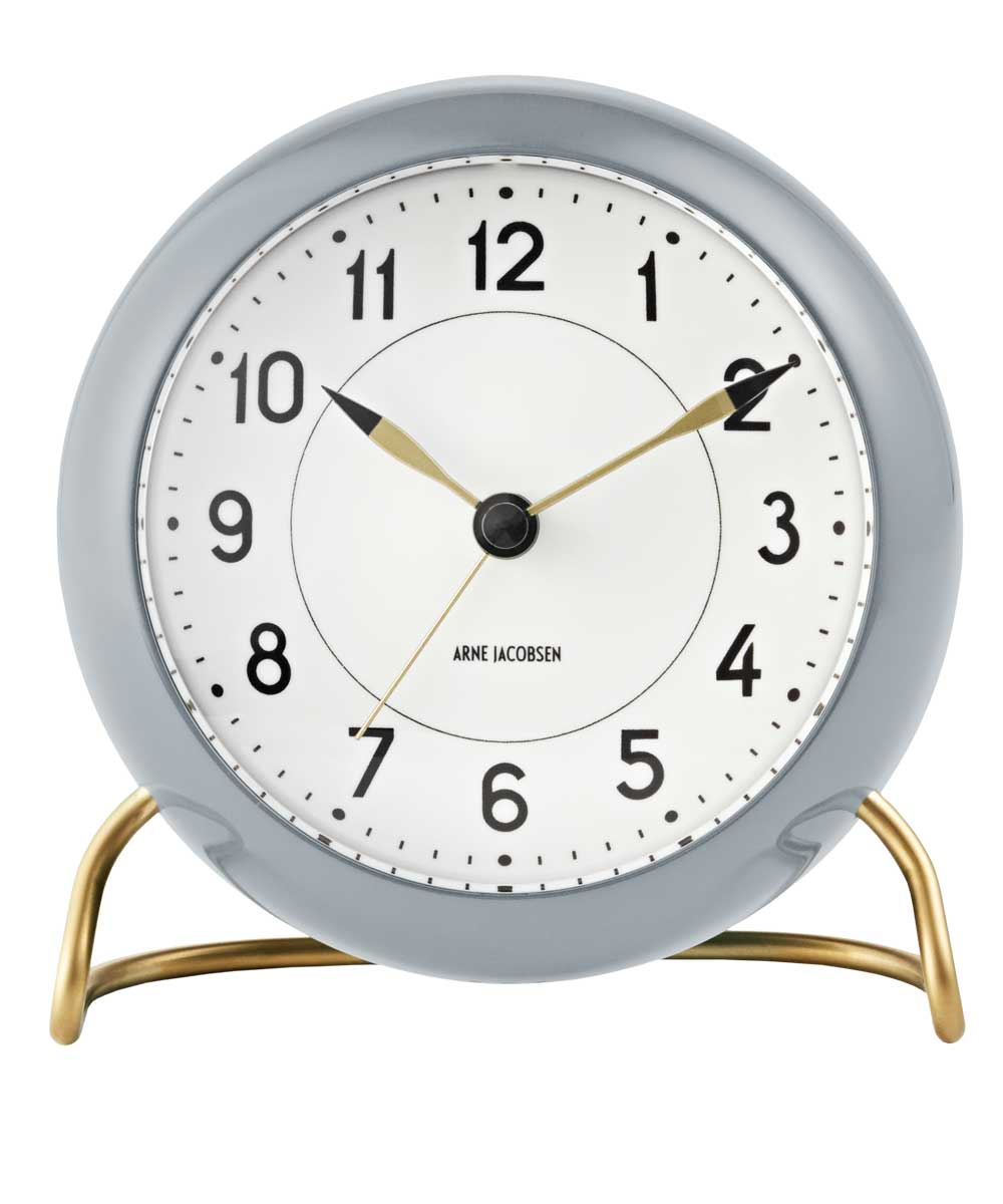 ARNE JACOBSEN Table Clock Station GRAY AJ43674 アルネヤコブセン 置き時計