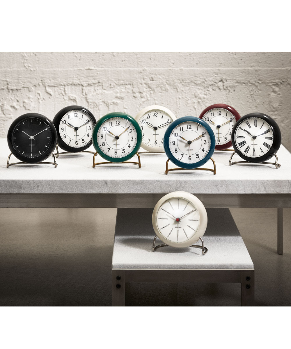 ARNE JACOBSEN Table Clock Station GREEN AJ43677 アルネヤコブセン 置き時計
