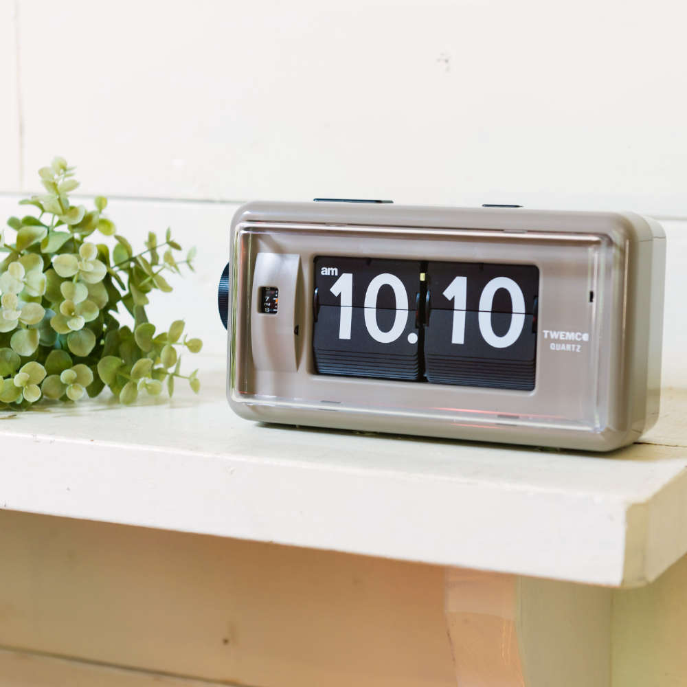 TWEMCO DESK TOP ALARM CLOCK AL-30GYB トゥエンコ 置き時計