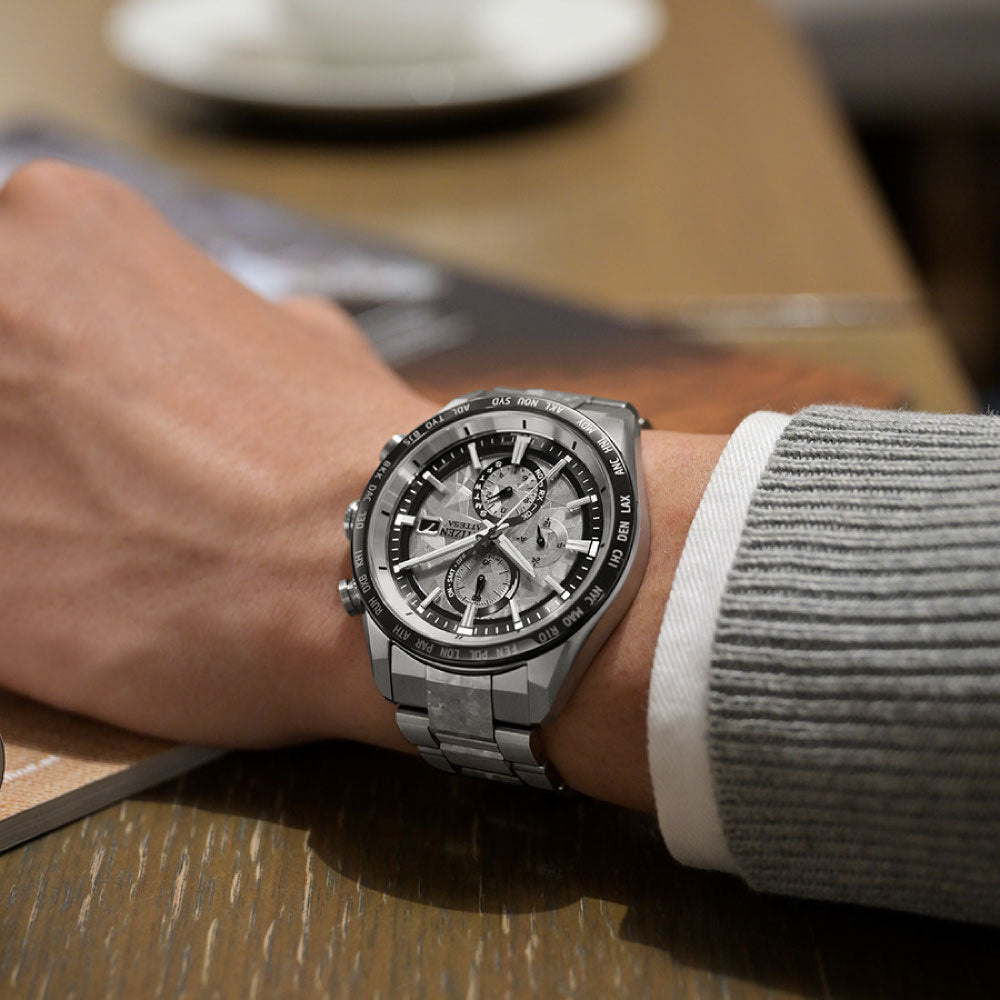 <先行予約受付中/2025年11月6日発売>CITIZEN ATTESA ACT Line AT8284-61A Platinum Shine Collection 世界限定2,500本 シチズン アテッサ プラチナシャイン 腕時計 メンズ