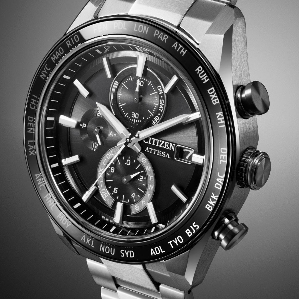 <先行予約受付中/10月2日発売>CITIZEN ATTESA ACT Line AT8295-56E ブラックチタンシリーズ アテッサ 腕時計 メンズ