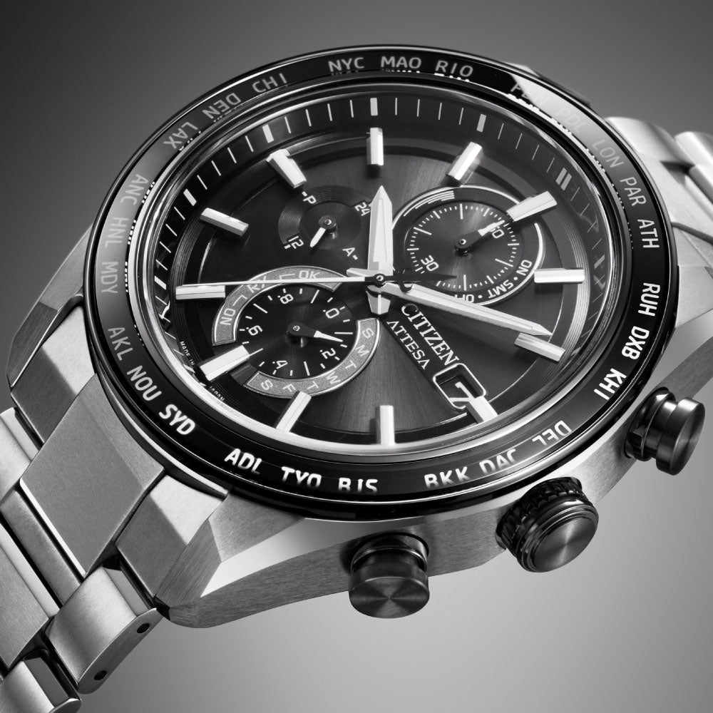 <先行予約受付中/10月2日発売>CITIZEN ATTESA ACT Line AT8295-56E ブラックチタンシリーズ アテッサ 腕時計 メンズ