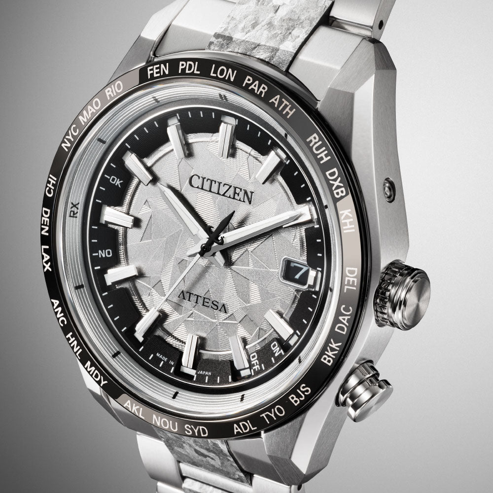 <先行予約受付中/2025年11月6日発売>CITIZEN ATTESA ACT Line CB0284-66A Platinum Shine Collection 世界限定1,400本 シチズン アテッサ プラチナシャイン 腕時計 メンズ