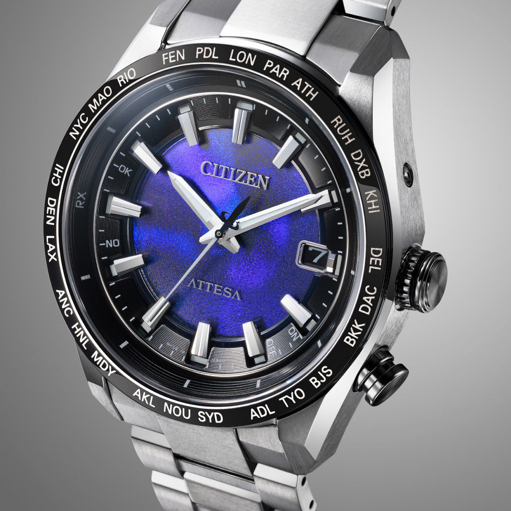 CITIZEN ATTESA ACT Line UNITE with BLUE CB0288-65L エコ・ドライブ 電波時計 世界限定2,000本 シチズン アテッサ