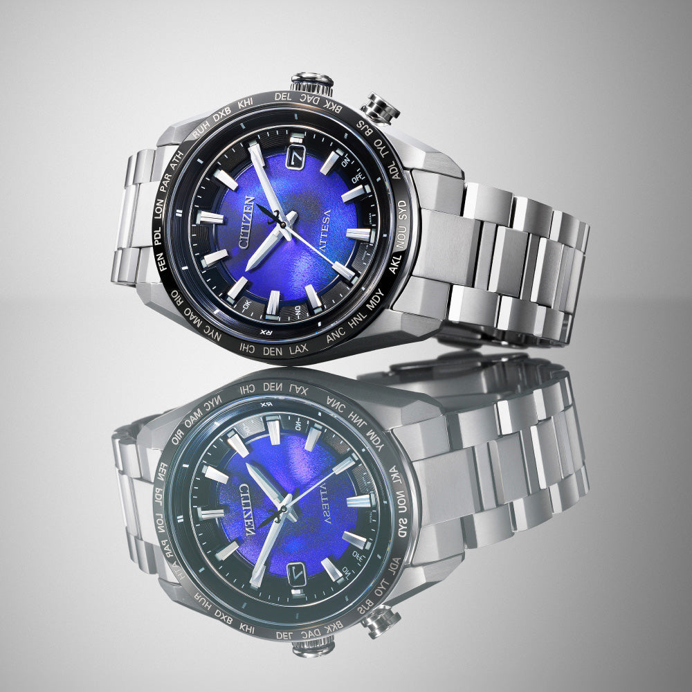 CITIZEN ATTESA ACT Line UNITE with BLUE CB0288-65L エコ・ドライブ 電波時計 世界限定2,000本 シチズン アテッサ