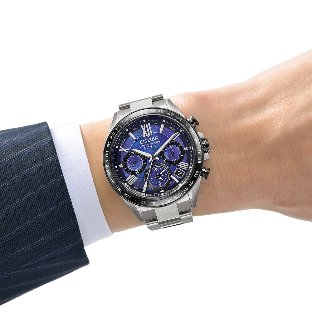 <先行予約受付中/6月5日発売> CITIZEN ATTESA ACT Line UNITE with BLUE CC4075-50L エコ・ドライブ GPS衛星電波時計 世界限定2,400本 シチズン アテッサ