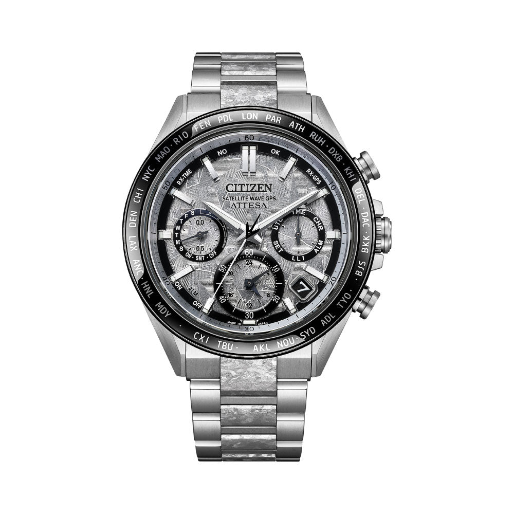 <先行予約受付中/2025年11月6日発売>CITIZEN ATTESA ACT Line CC4076-65A Platinum Shine Collection 世界限定2,200本 シチズン アテッサ プラチナシャイン 腕時計 メンズ