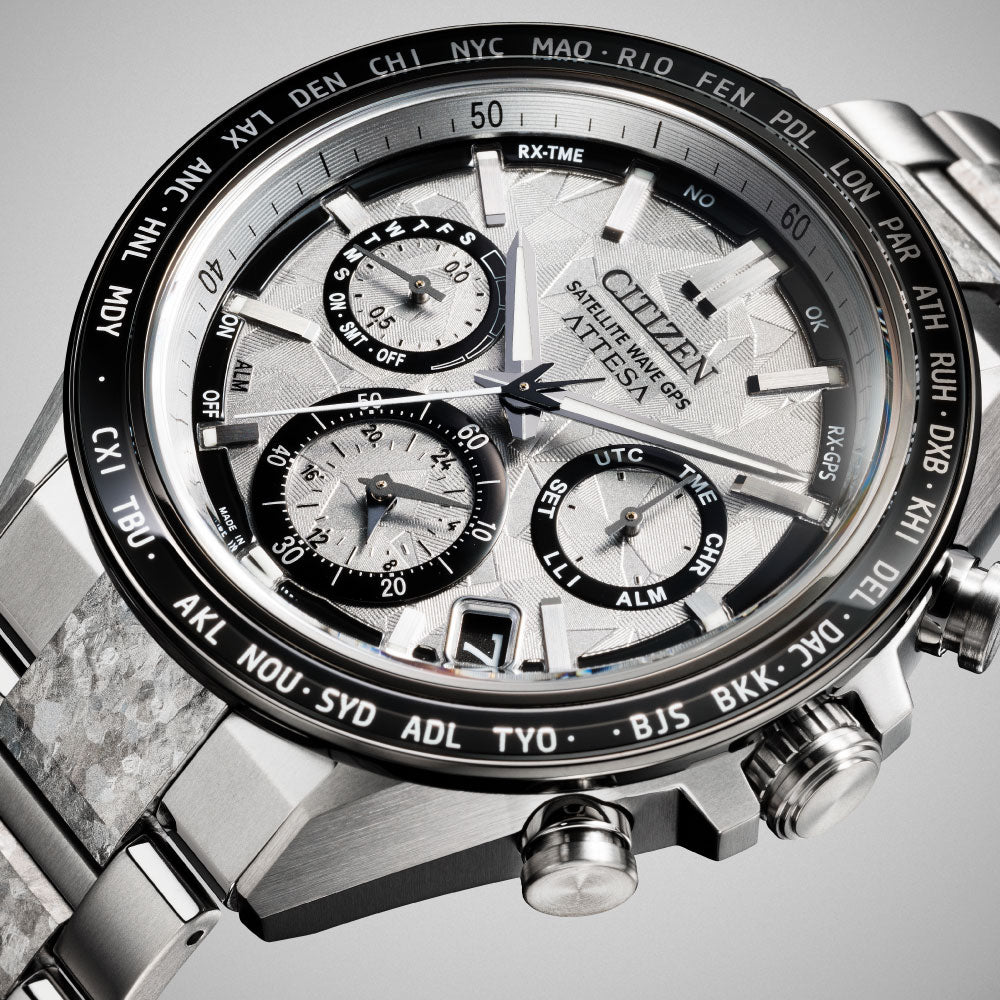 <先行予約受付中/2025年11月6日発売>CITIZEN ATTESA ACT Line CC4076-65A Platinum Shine Collection 世界限定2,200本 シチズン アテッサ プラチナシャイン 腕時計 メンズ