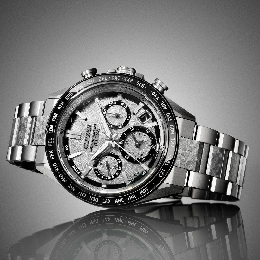 <先行予約受付中/2025年11月6日発売>CITIZEN ATTESA ACT Line CC4076-65A Platinum Shine Collection 世界限定2,200本 シチズン アテッサ プラチナシャイン 腕時計 メンズ