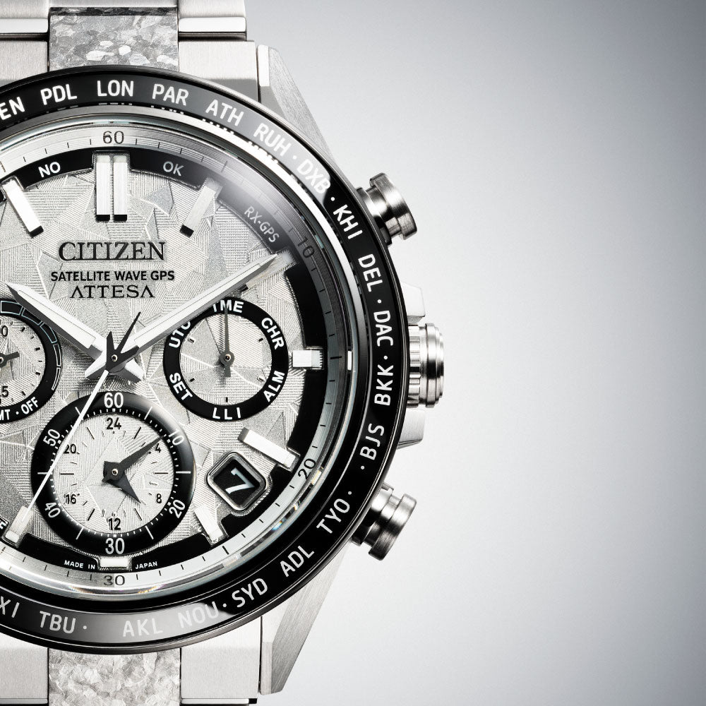 <先行予約受付中/2025年11月6日発売>CITIZEN ATTESA ACT Line CC4076-65A Platinum Shine Collection 世界限定2,200本 シチズン アテッサ プラチナシャイン 腕時計 メンズ